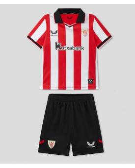 Athletic Bilbao Maglia Gara Casa Repliche 2025-26 Bambino Maniche Corte